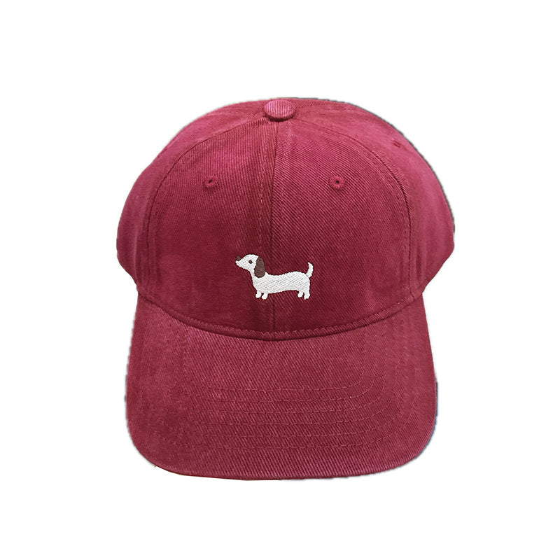 Wholesale Cute cartoon puppy baseball cap duckbill cap unisex